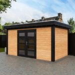 Tuinhuis 4x3m | Platdak | 1 Week Levertijd | Vurenhout | Geïmpregneerd | 28mm | Schuur 4m | De Hoeve Buitenleven Premiumline