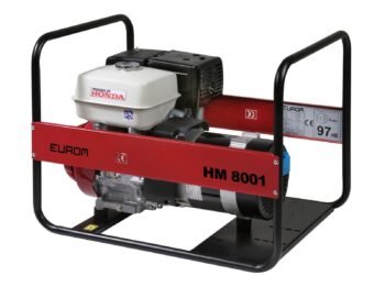 EUROM Benzine-aggregaat HM8001E met Honda-motor, elektrische start
