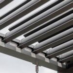 Aluminium pergola met lamellen