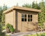 Tuinhuisje Houten schuur Blokhut 3x2,5m 28mm