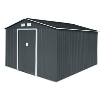 HATTORO S300 gereedschapsschuur tuinhuis schuur 15 m³ grijs