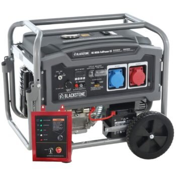 BlackStone BG 9050 - Benzinegenerator op wielen met AVR 6,6 kW - Continu 6 kW Full-Power