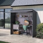 Stilt - Buitenkeuken- Close- overdekt BBQ'en met een Klepdeur- Uniek model/ bescherming van je BBQ