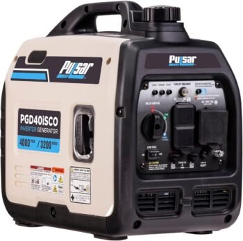 Pulsar PGD40ISCO Ultra-lichte, stille draagbare gasinvertergenerator 4000W