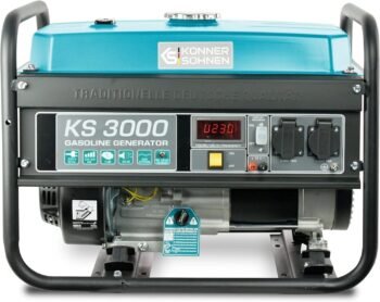 De benzinegenerator KS 3000E van het Duitse merk Könner & Söhnen