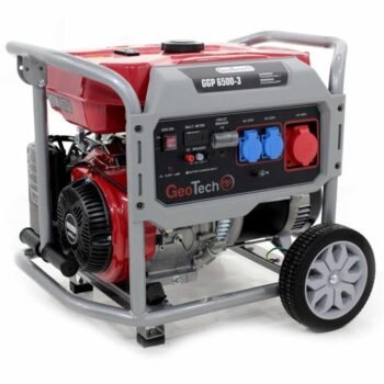 GeoTech Pro GGP 6500-3 Stroomgenerator op wielen met AVR 5,4 kW
