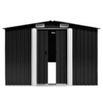 2,63x2,28x2,31 mm Tuinschuur antraciet Staal Tuinschuur